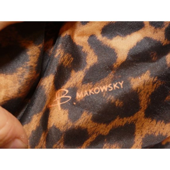 Cream Genuine Leather Shoulder Bag, Makowsky Brand - Picture 6 of 6